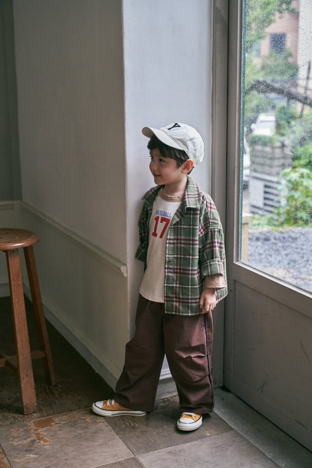 Green Tomato - Korean Children Fashion - #designkidswear - Check Shirt - 9