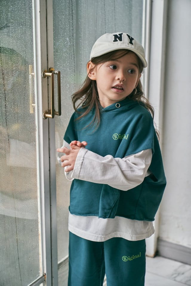 Green Tomato - Korean Children Fashion - #designkidswear - Original Top Bottom Set - 2