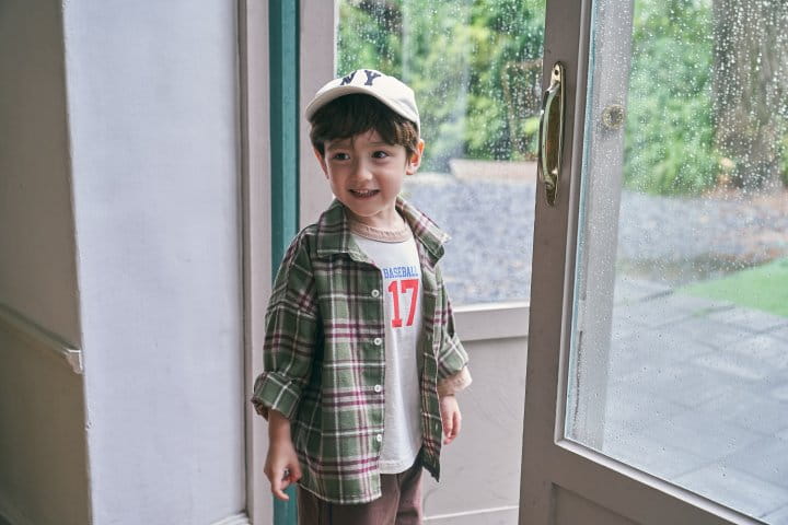 Green Tomato - Korean Children Fashion - #discoveringself - Check Shirt - 10