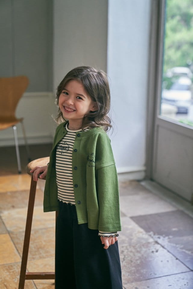 Green Tomato - Korean Children Fashion - #designkidswear - Bonjour Cardigan - 4