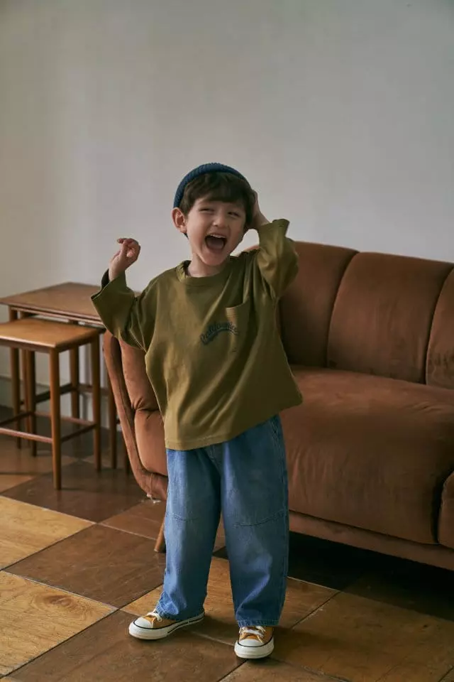Green Tomato - Korean Children Fashion - #littlefashionista - Denin Dart Pants