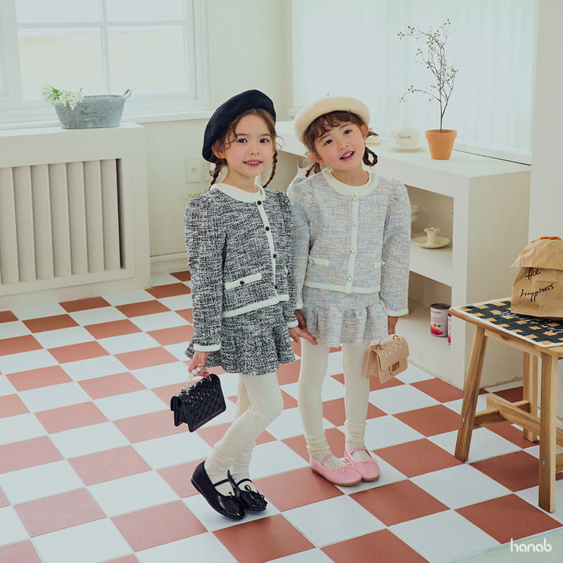 Hanab - Korean Children Fashion - #kidzfashiontrend - Twid Set - 4