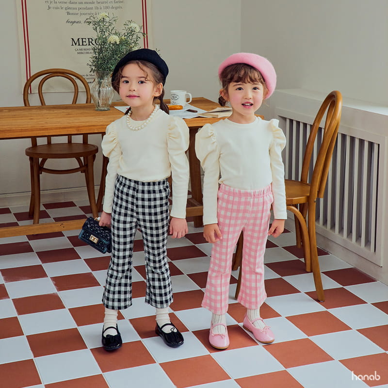 Hanab - Korean Children Fashion - #childofig - Tangle Bootscut Pants Check
