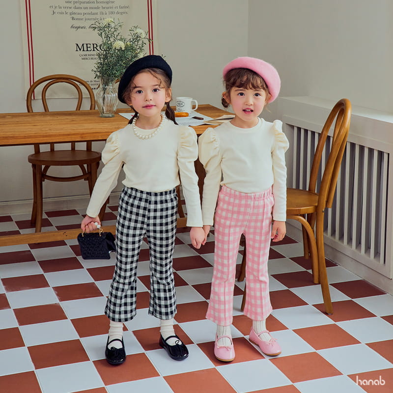 Hanab - Korean Children Fashion - #designkidswear - Tangle Bootscut Pants Check - 3