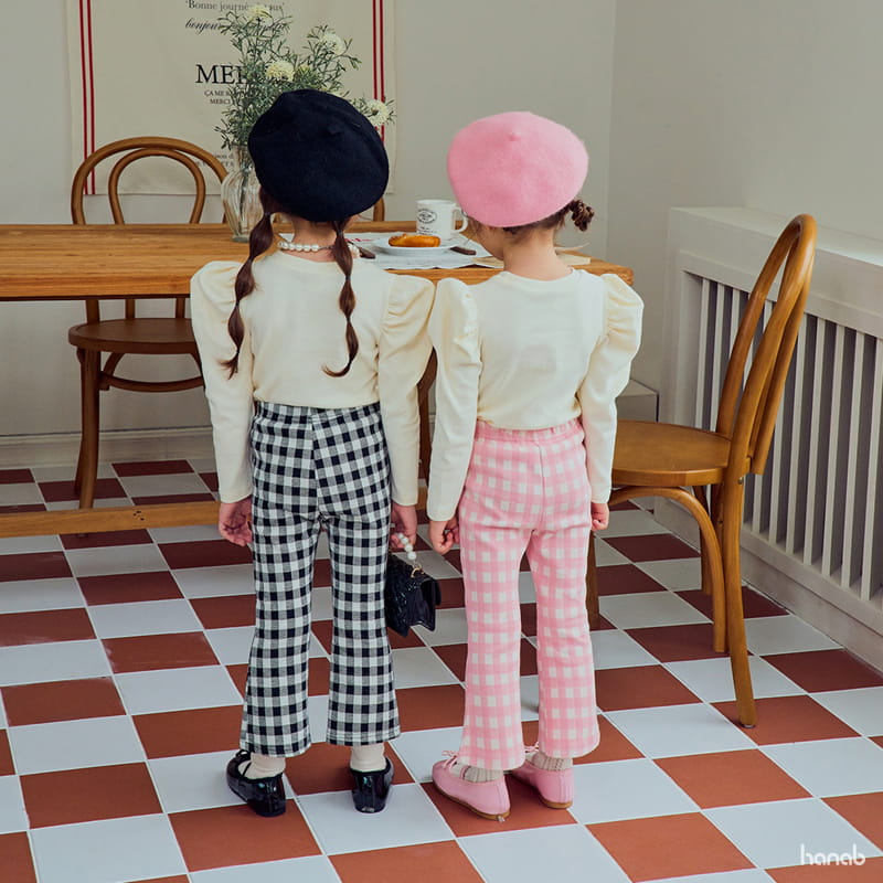 Hanab - Korean Children Fashion - #kidsstore - Tangle Bootscut Pants Check - 7