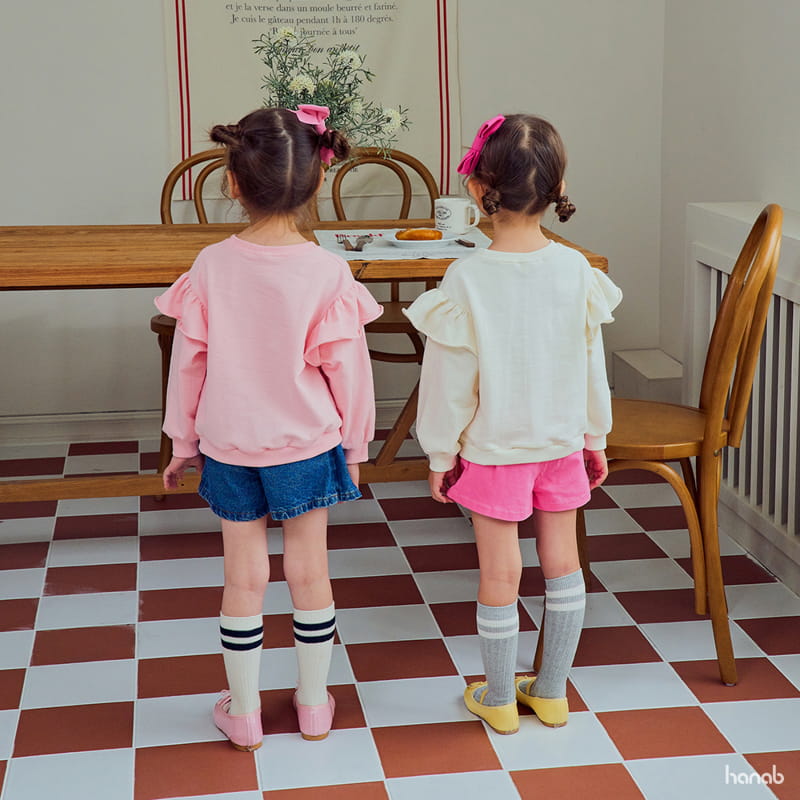 Hanab - Korean Children Fashion - #kidsshorts - Wrinkle Skirt Pants - 4