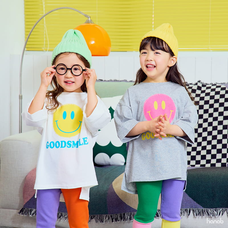 Hanab - Korean Children Fashion - #todddlerfashion - Color Smile Top Bottom Set - 7