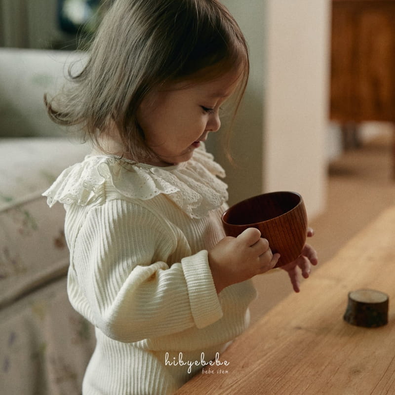 Hi Byebebe - Korean Baby Fashion - #babygirlfashion - Rib Frill Easywear