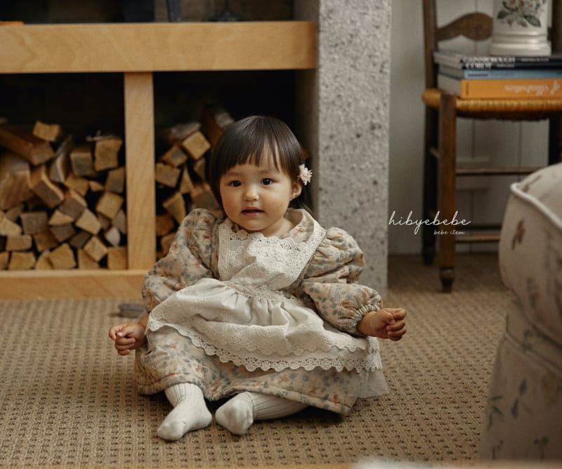 Hi Byebebe - Korean Baby Fashion - #babyoninstagram - Rose Padding One-piece - 10