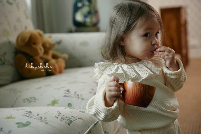 Hi Byebebe - Korean Baby Fashion - #babyoutfit - Rib Frill Easywear - 6