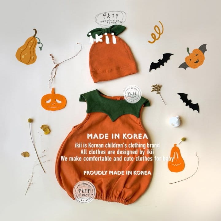 Ikii - Korean Baby Fashion - #onlinebabyshop - Pumpkin Tunic - 4