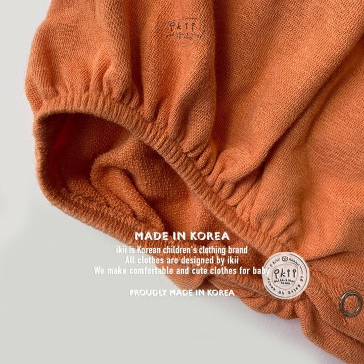 Ikii - Korean Baby Fashion - #babyboutique - Pumpkin Overalls 2SET - 3
