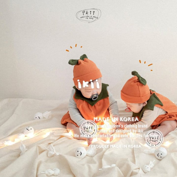 Ikii - Korean Baby Fashion - #babyboutique - Pumpkin 2SET - 2