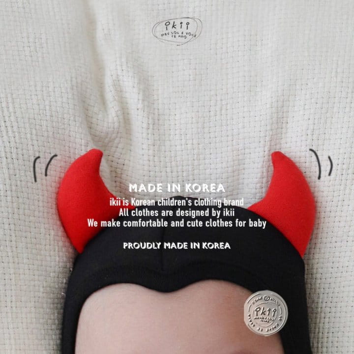 Ikii - Korean Baby Fashion - #babyboutiqueclothing - Edge Devil 2SET - 7