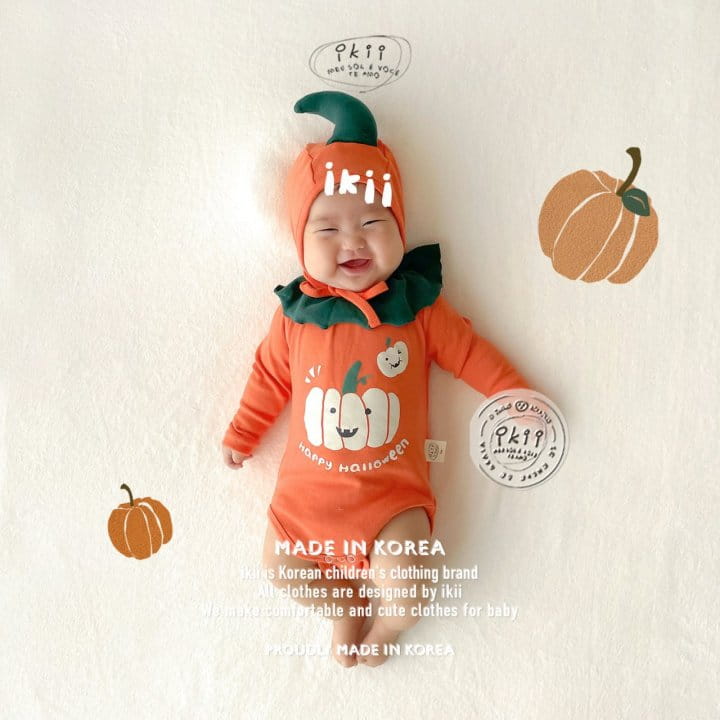 Ikii - Korean Baby Fashion - #babyboutique - Happy pumpkin 2SET - 4