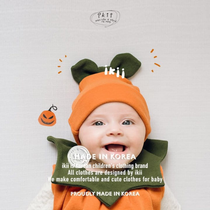 Ikii - Korean Baby Fashion - #babyboutiqueclothing - Pumpkin 2SET - 3