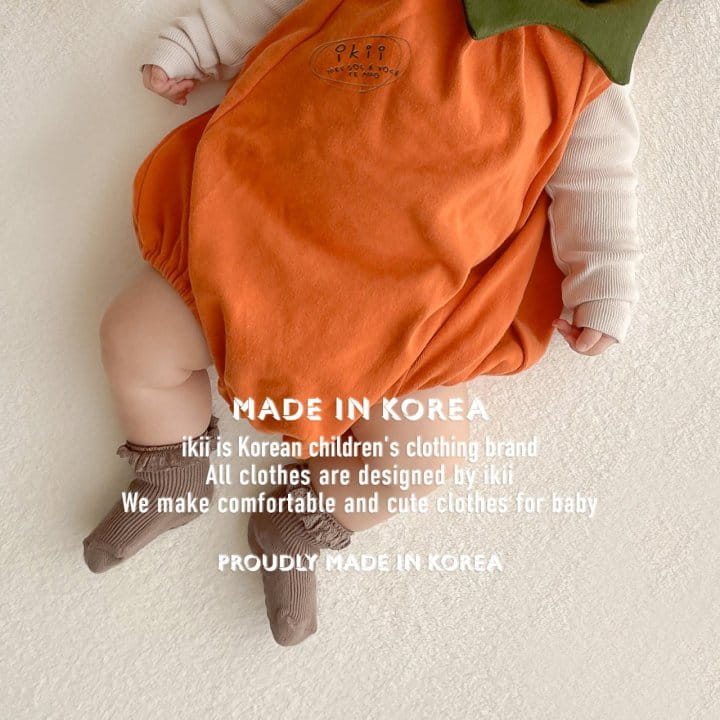 Ikii - Korean Baby Fashion - #babylifestyle - Pumpkin 2SET - 8