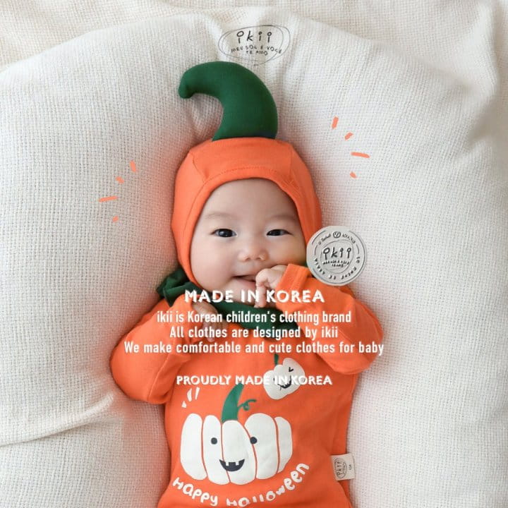 Ikii - Korean Baby Fashion - #babyootd - Happy pumpkin 2SET - 11