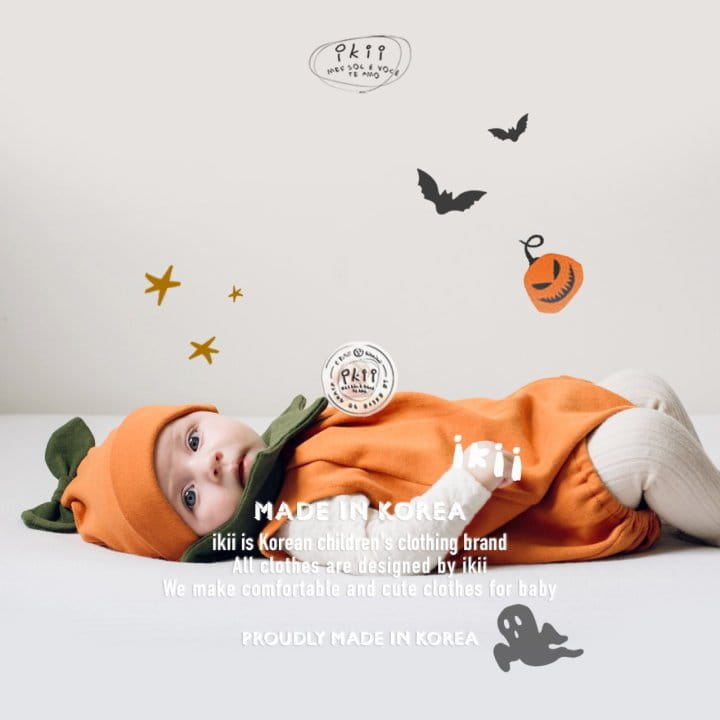 Ikii - Korean Baby Fashion - #babyoutfit - Pumpkin 2SET - 12