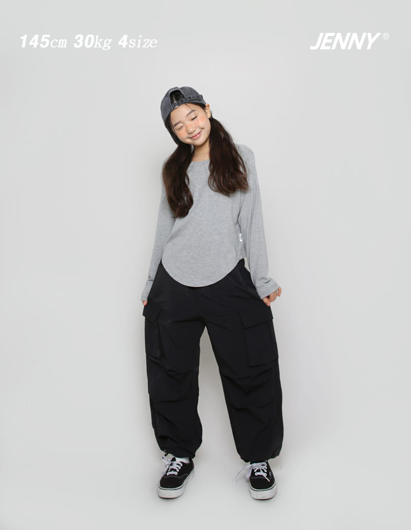 Jenny Basic - Korean Junior Fashion - #toddlerclothing - Merry Unbal Tee - 4