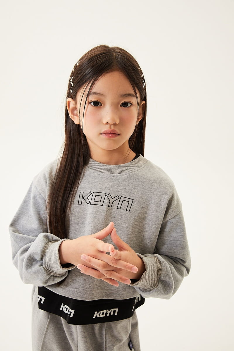 Kokoyarn - Korean Children Fashion - #designkidswear - Logo Crop Sweatshirt - 2