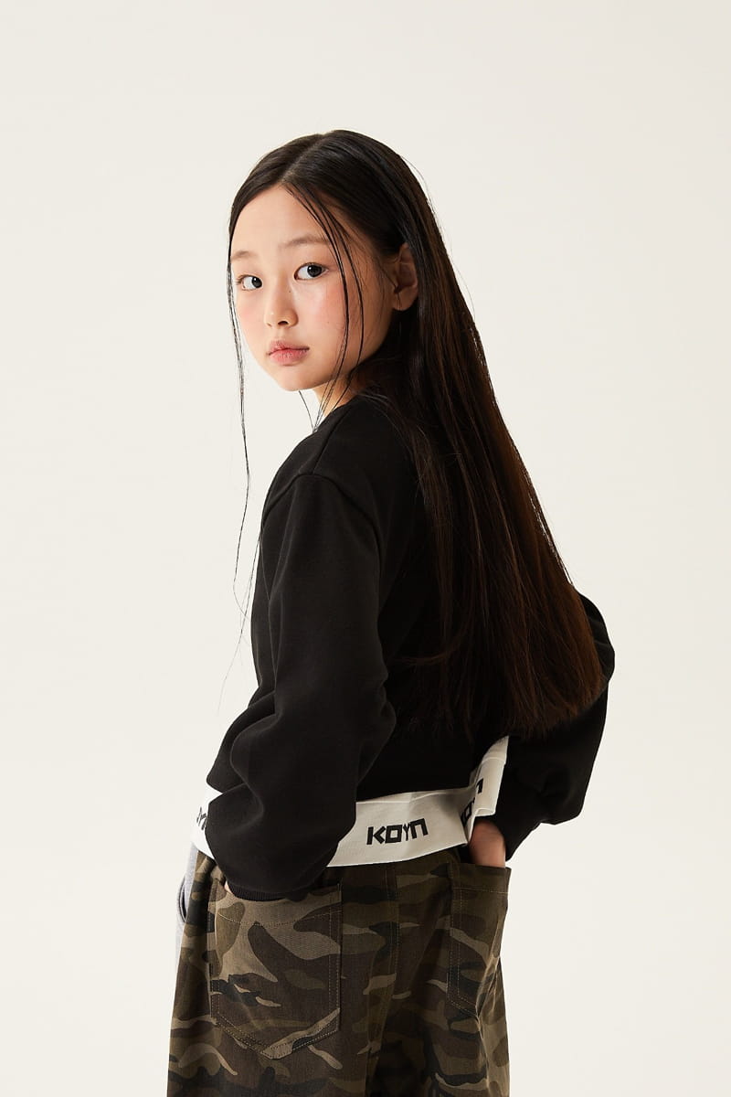 Kokoyarn - Korean Children Fashion - #minifashionista - Logo Crop Sweatshirt - 11