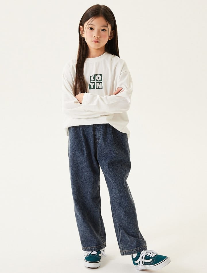 Kokoyarn - Korean Junior Fashion - #childrensboutique - Flow Pintuck Jeans - 4