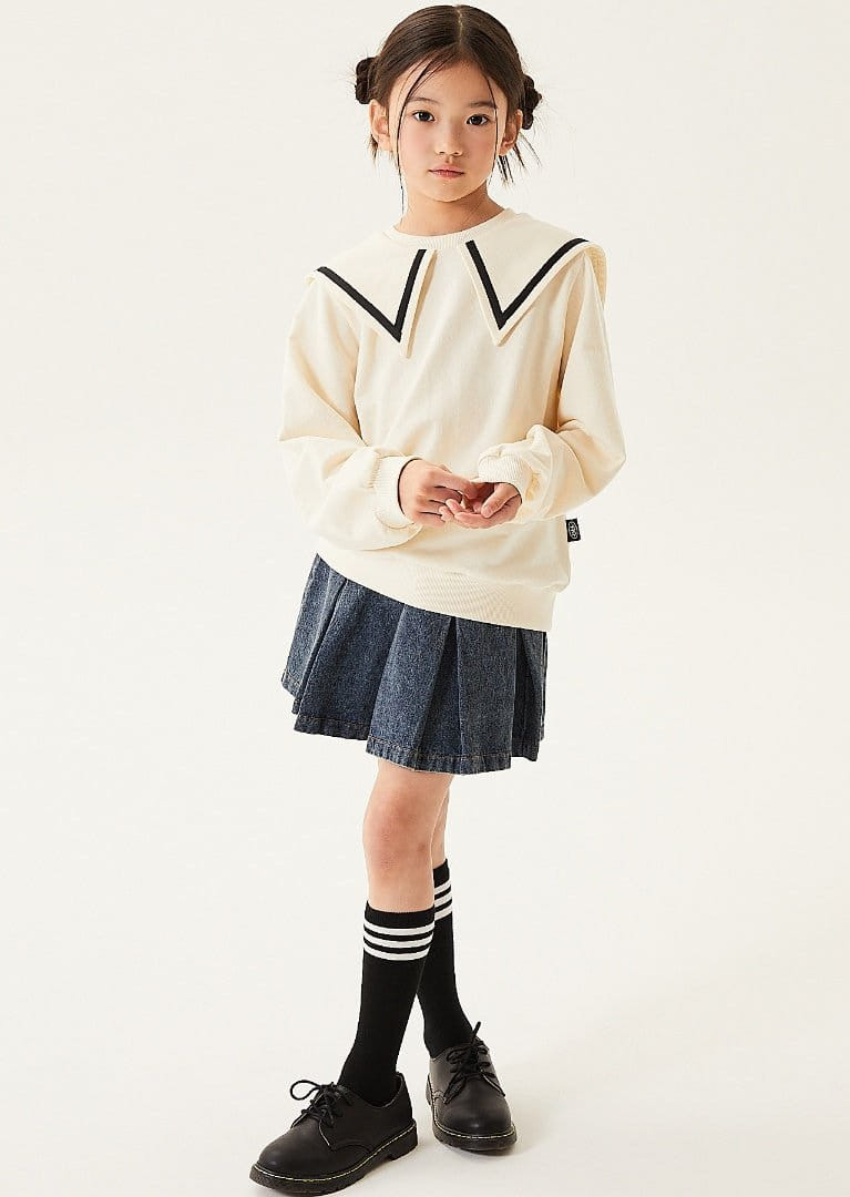 Kokoyarn - Korean Junior Fashion - #minifashionista - Ditto Denim Wrinkle Skirt - 4