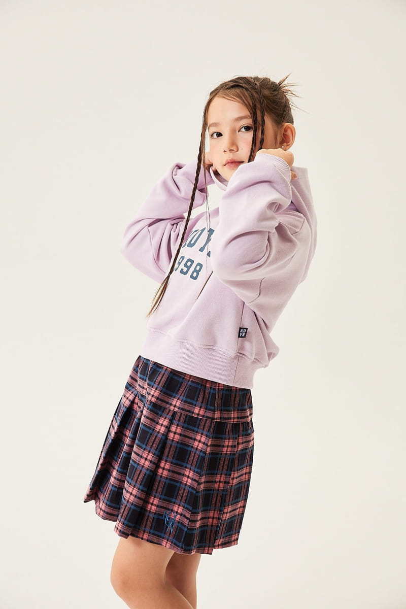 Kokoyarn - Korean Junior Fashion - #prettylittlegirls - Baking Check Skirt - 3