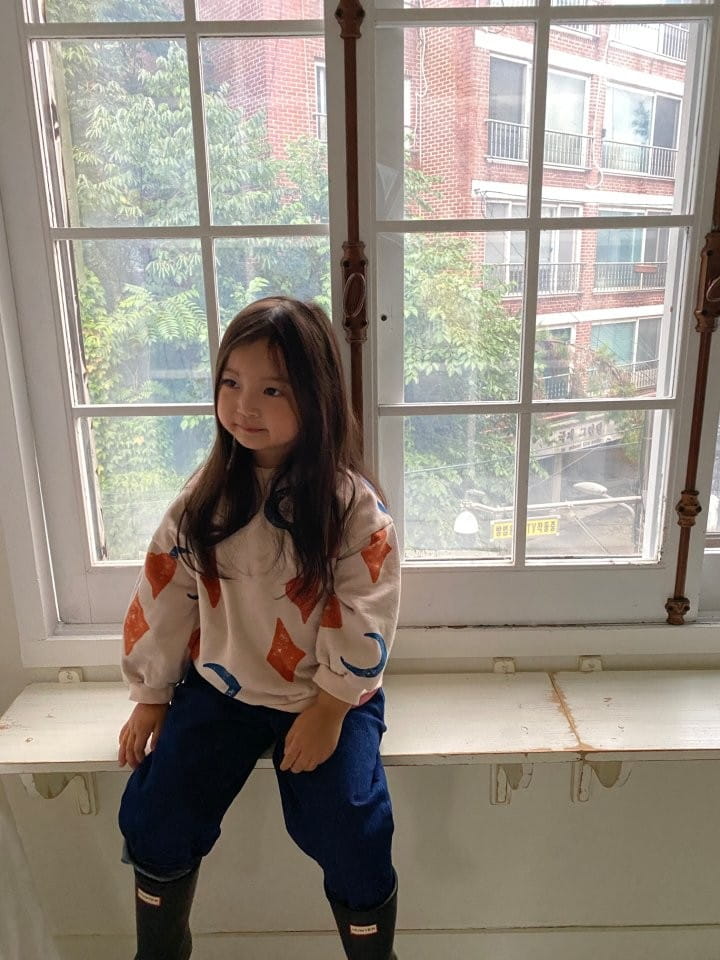 La Chouchou - Korean Children Fashion - #designkidswear - Moon Light Sweatshirt - 4