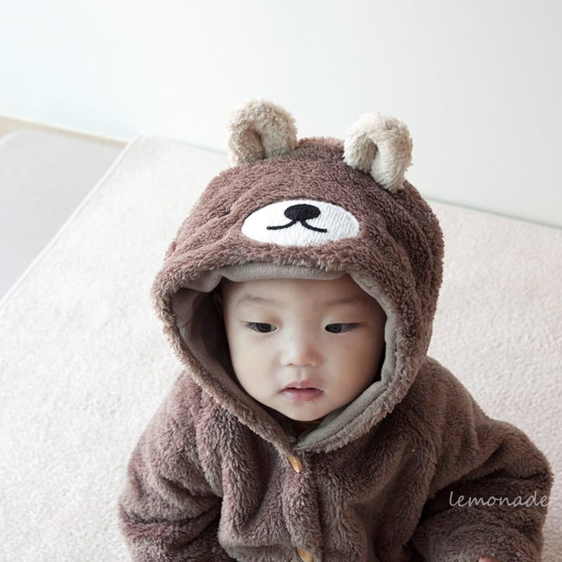 Lemonade - Korean Baby Fashion - #babyoutfit - Bono Bear Bodysuit - 4