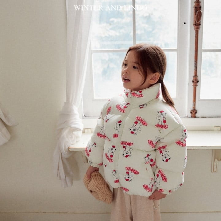Lindo - Korean Children Fashion - #childofig - Rabbit Bear Padding Jacket - 11
