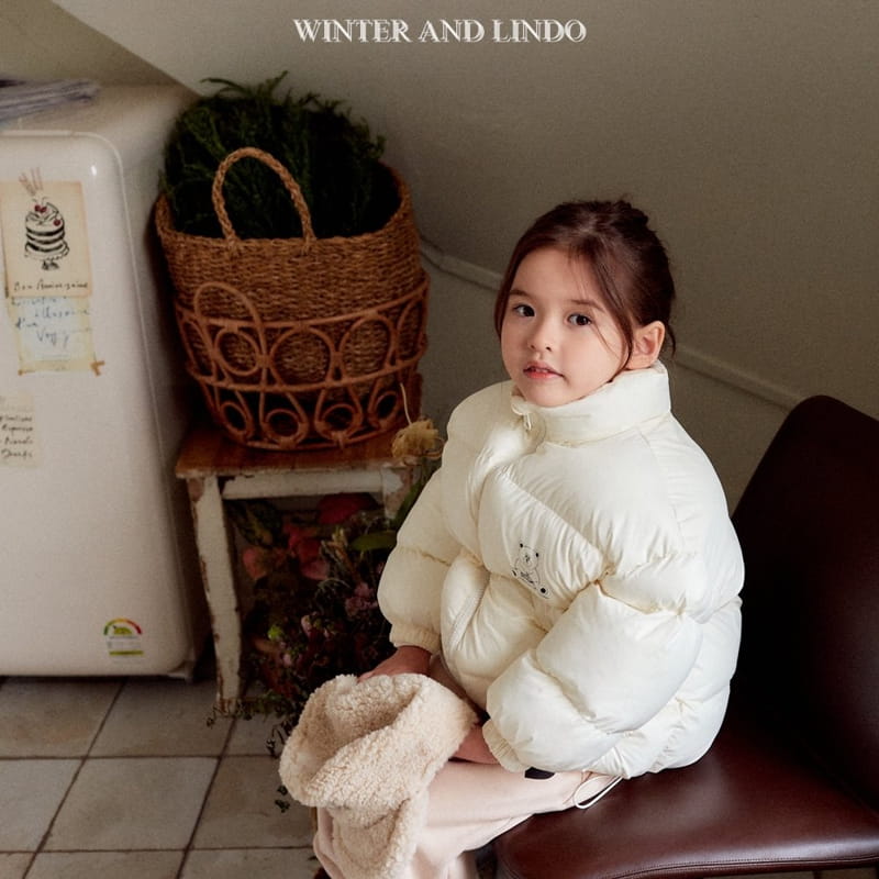 Lindo - Korean Children Fashion - #kidsshorts - Happy Bear Padding Jacket