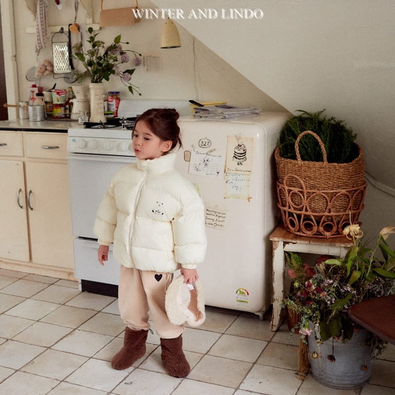 Lindo - Korean Children Fashion - #littlefashionista - Happy Bear Padding Jacket - 5