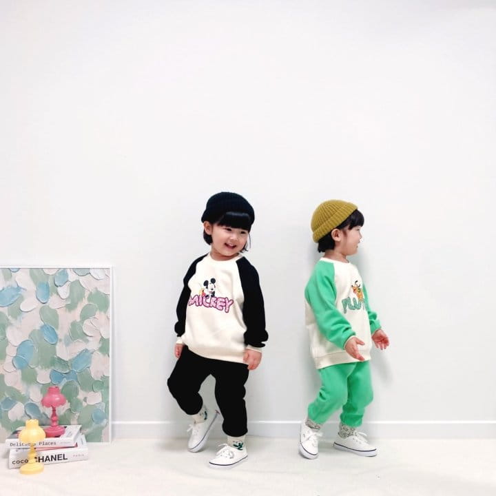 Little Rabbit - Korean Children Fashion - #Kfashion4kids - Raglan Top Bottom Set - 3