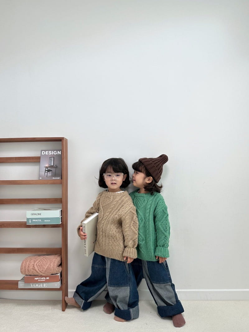 Little Rabbit - Korean Children Fashion - #childofig - Twist Knit Tee - 6