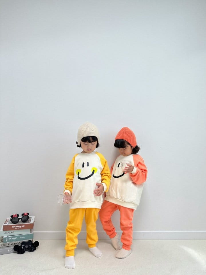Little Rabbit - Korean Children Fashion - #childofig - Smile Top Bottom Set - 8