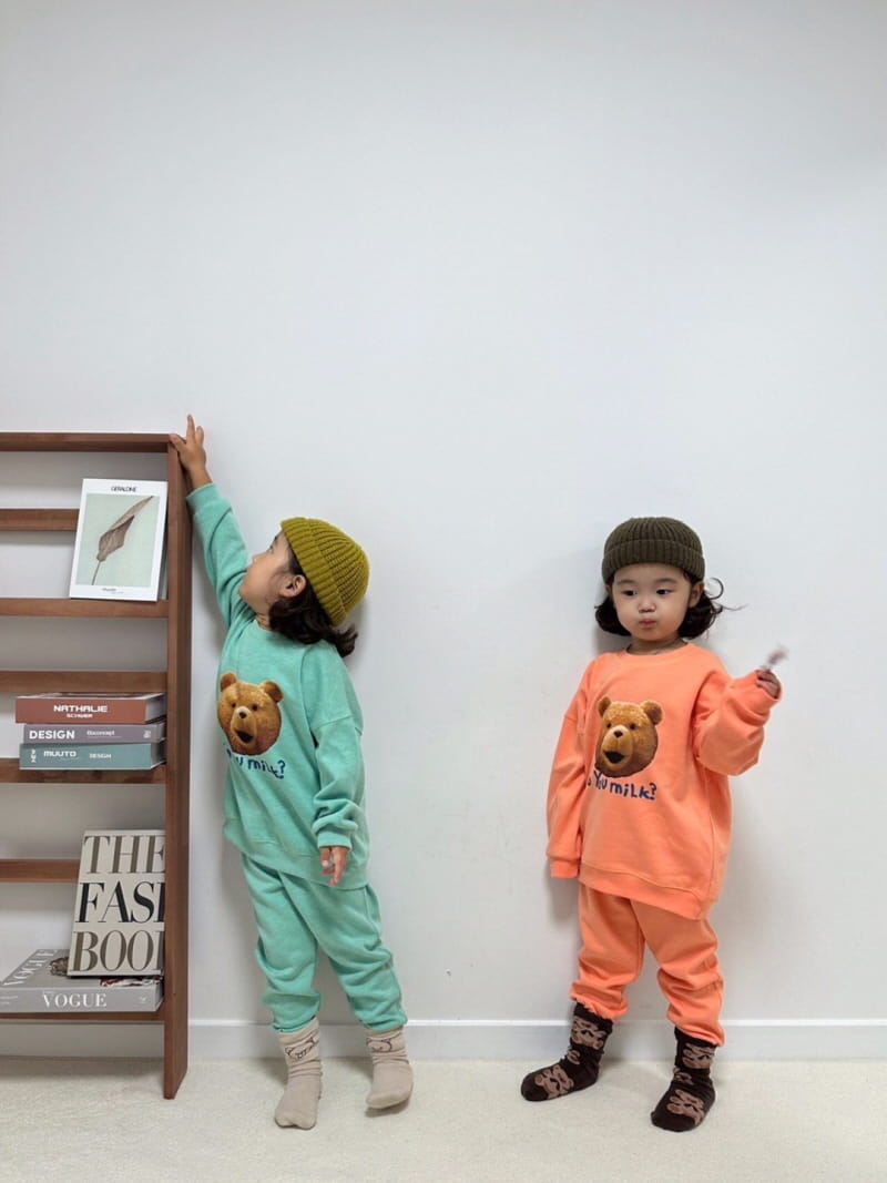 Little Rabbit - Korean Children Fashion - #prettylittlegirls - Milk Bear Set - 4