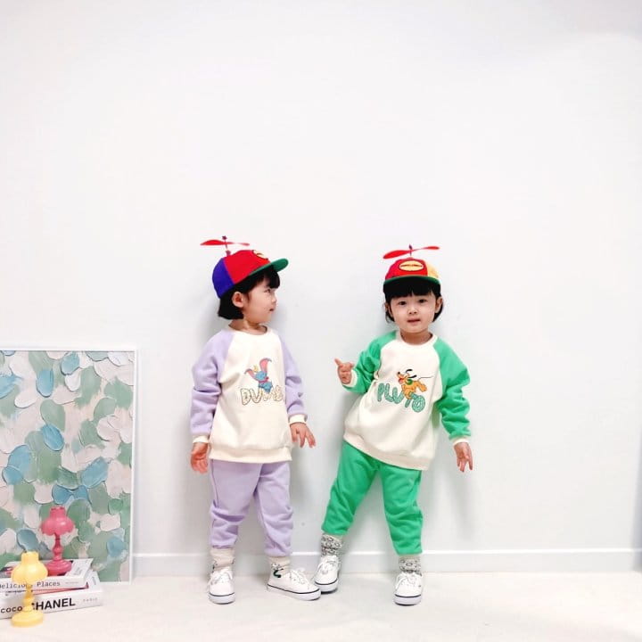 Little Rabbit - Korean Children Fashion - #childofig - Raglan Top Bottom Set - 11