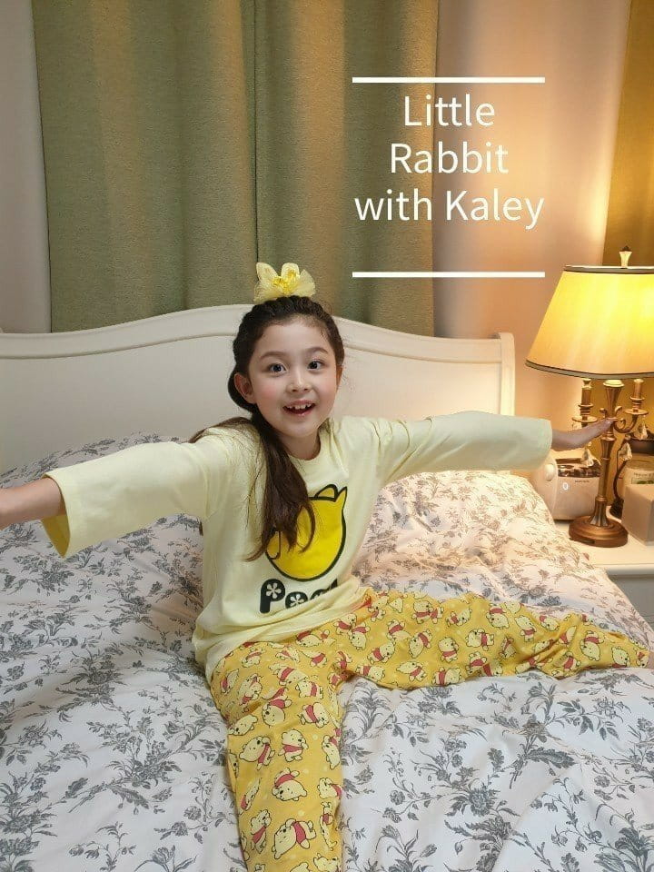 Little Rabbit - Korean Children Fashion - #childrensboutique - Junior Anfant Pajama Set - 2