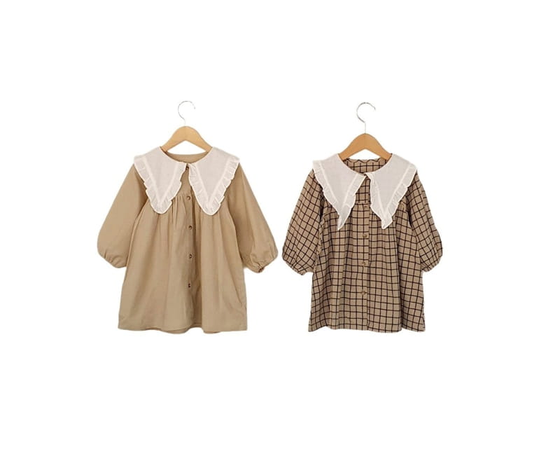 Little Rabbit - Korean Children Fashion - #childrensboutique - Big Collar One-piece - 8