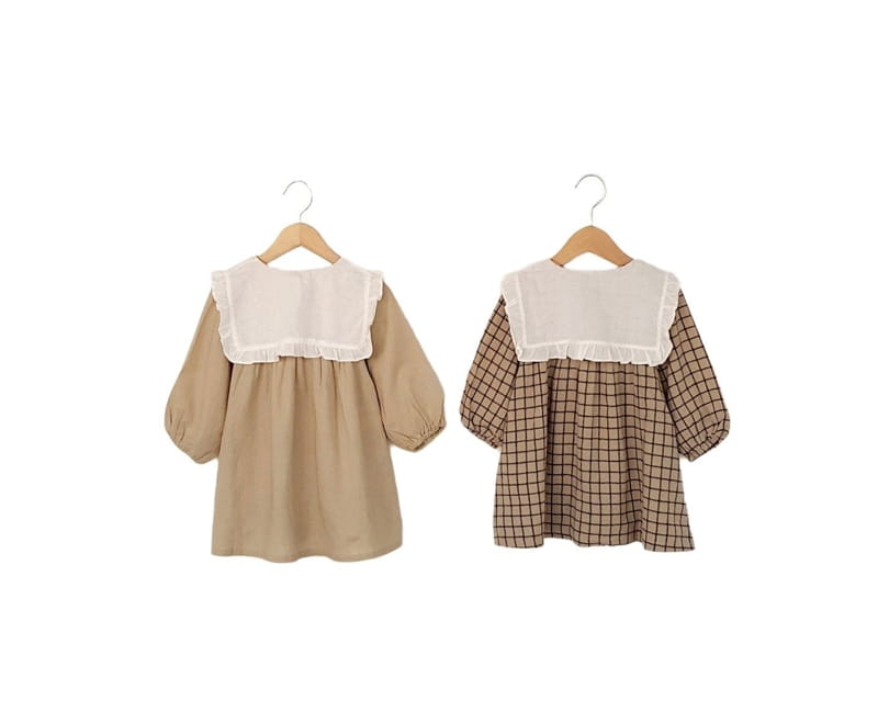 Little Rabbit - Korean Children Fashion - #designkidswear - Big Collar One-piece - 9