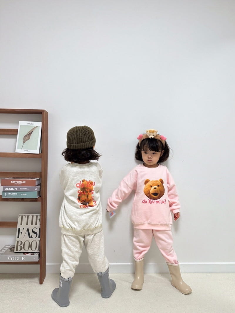 Little Rabbit - Korean Children Fashion - #designkidswear - Milk Bear Set - 7