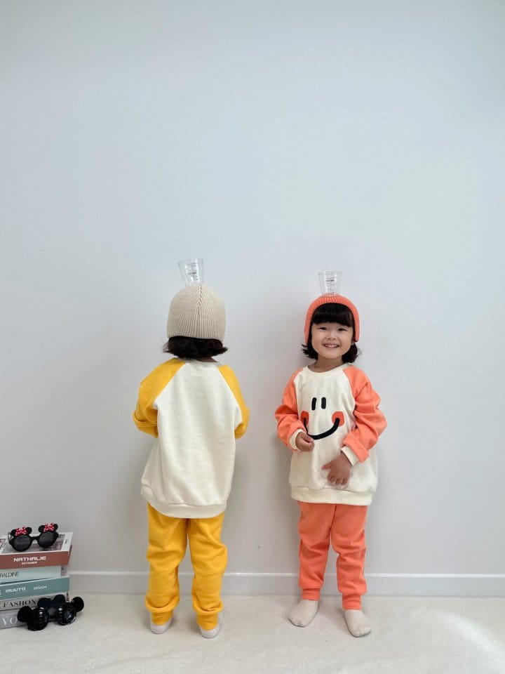 Little Rabbit - Korean Children Fashion - #discoveringself - Smile Top Bottom Set - 11