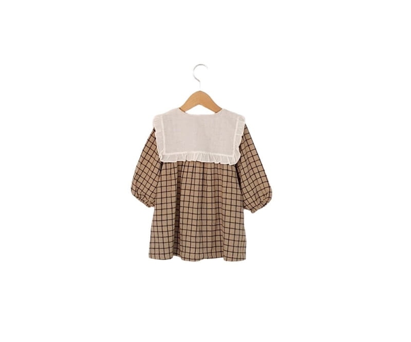 Little Rabbit - Korean Children Fashion - #fashionkids - Big Collar One-piece - 11
