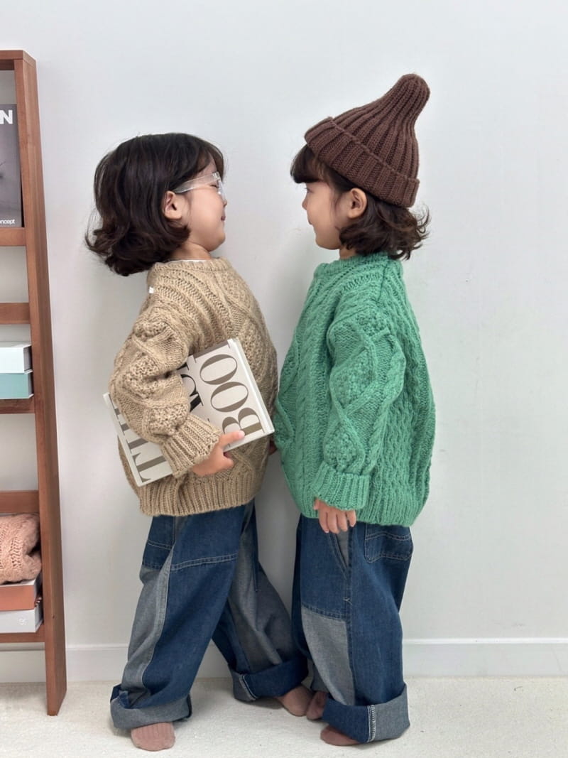 Little Rabbit - Korean Children Fashion - #fashionkids - Twist Knit Tee - 2