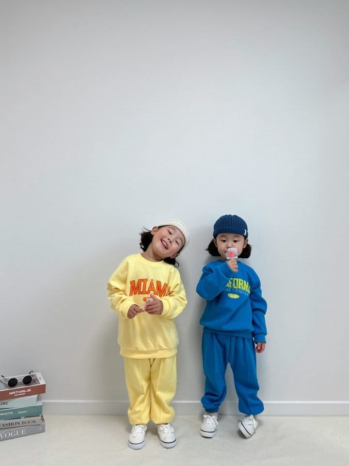 Little Rabbit - Korean Children Fashion - #kidsshorts - Trainning Top Bottom Set - 2