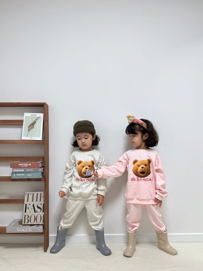 Little Rabbit - Korean Children Fashion - #kidsstore - Milk Bear Set - 11