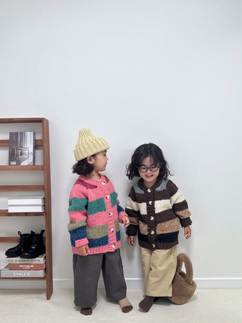 Little Rabbit - Korean Children Fashion - #kidzfashiontrend - Colorful Cardigan
