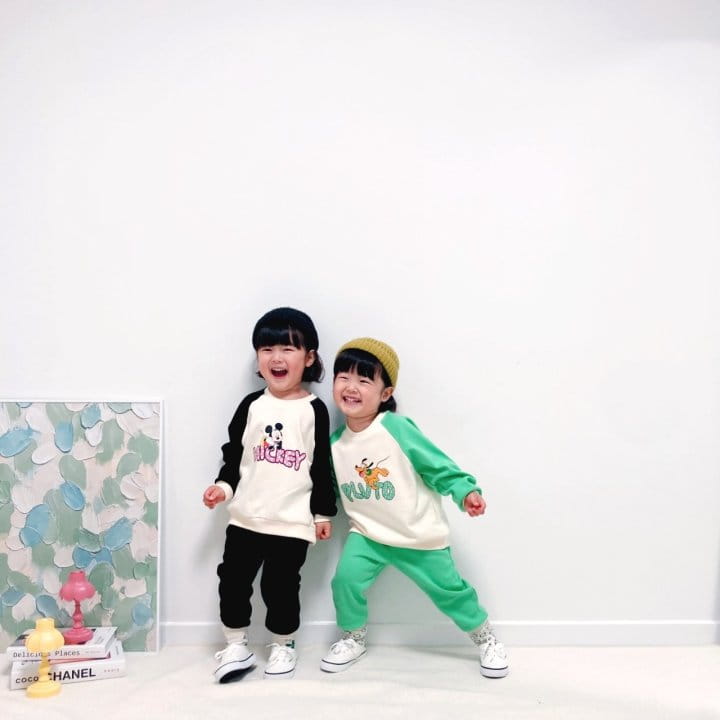 Little Rabbit - Korean Children Fashion - #kidzfashiontrend - Raglan Top Bottom Set - 2